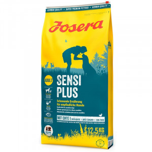 JOSERA SENSIPLUS sausā barība suņiem Pīle, rīsi 12.5kg